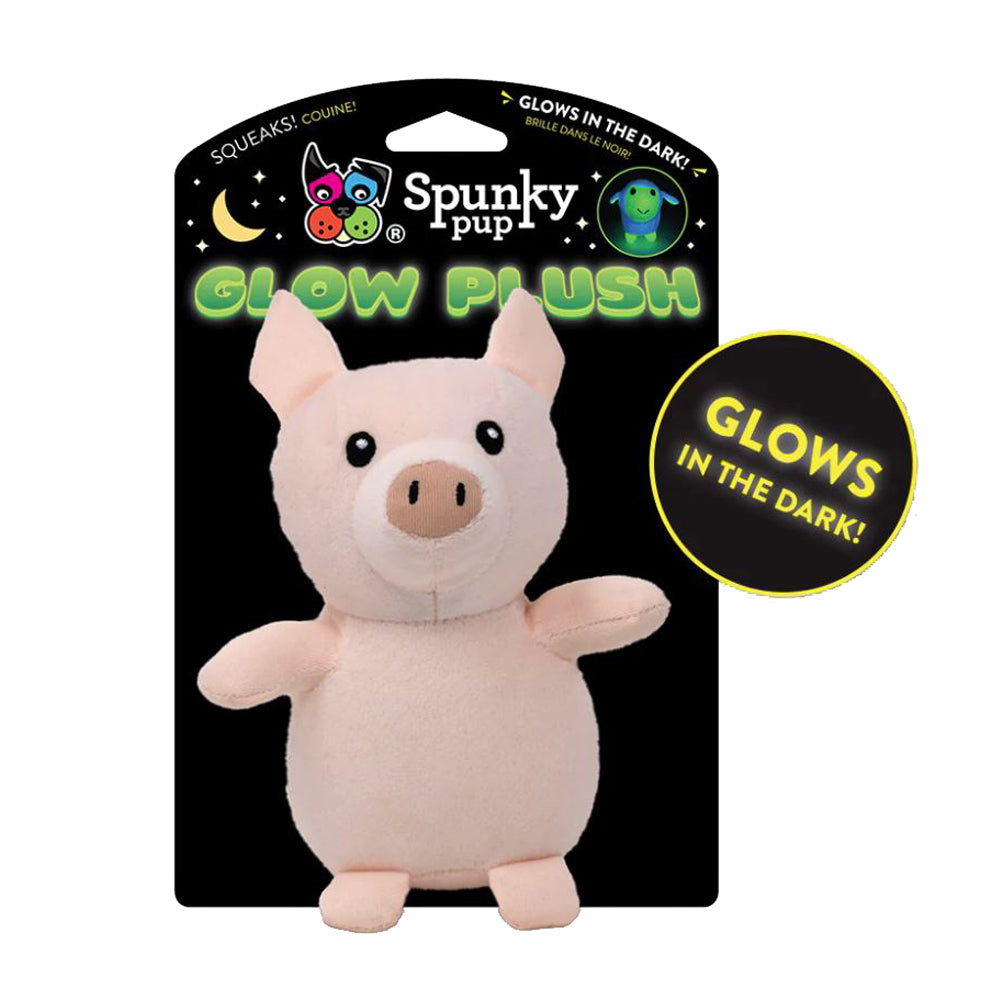 SPUNKY PUP GLOW PLUSH PIG SMALL PAMPERED PETZ HORNSBY