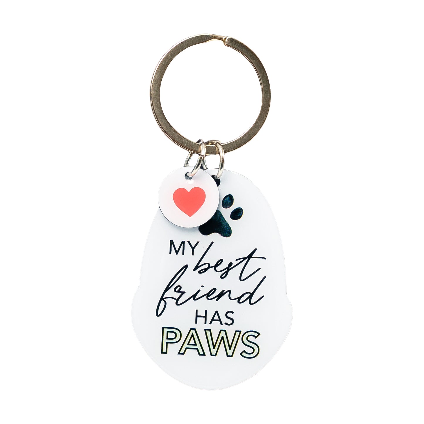 SPLOSH PET KEYRING BEST FRIEND HAS PAWS