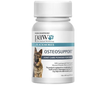 PAW BLACKMORES OSTESUPPORT FOR DOGS 150 CAPSULES