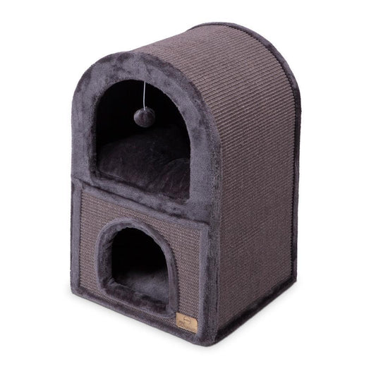 KAZOO SCRATCHER 2 CHAMBER DEN CHARCOAL (CLICK & COLLECT AND LOCAL DELIVERY ONLY)