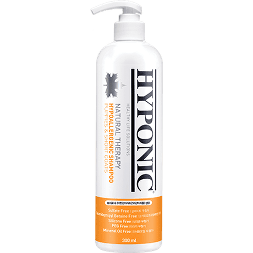 HYPONIC Hypoallergenic Shampoo (For puppies & Short-Coats) 300ml