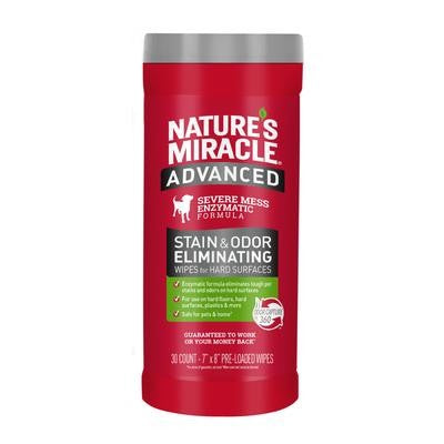 NATURES'S MIRACLE Advance Stain & Odour Wipes 30pk