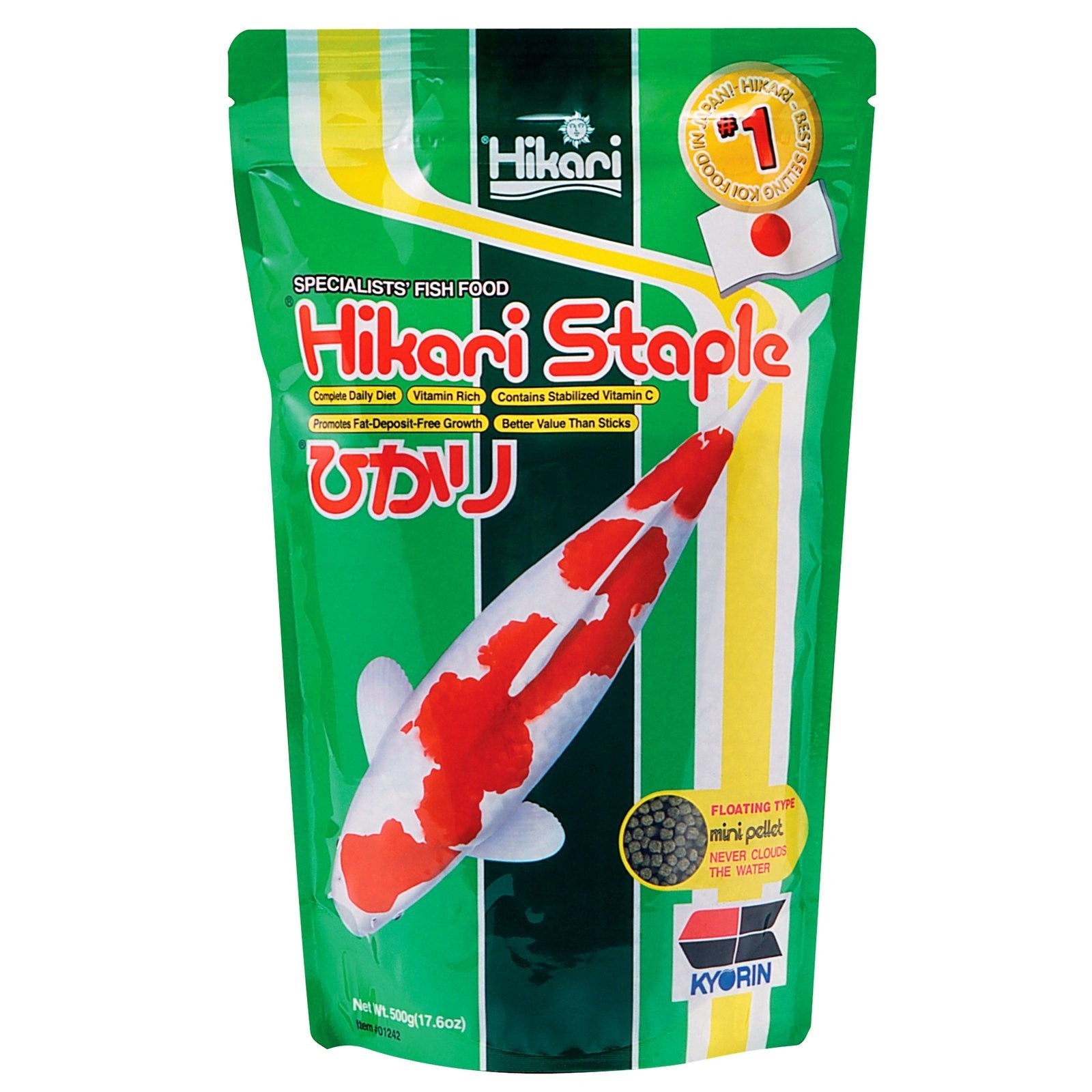 Hikari Staple Mini Pellet 500g - 3.5-4mm Small Floating Pellets