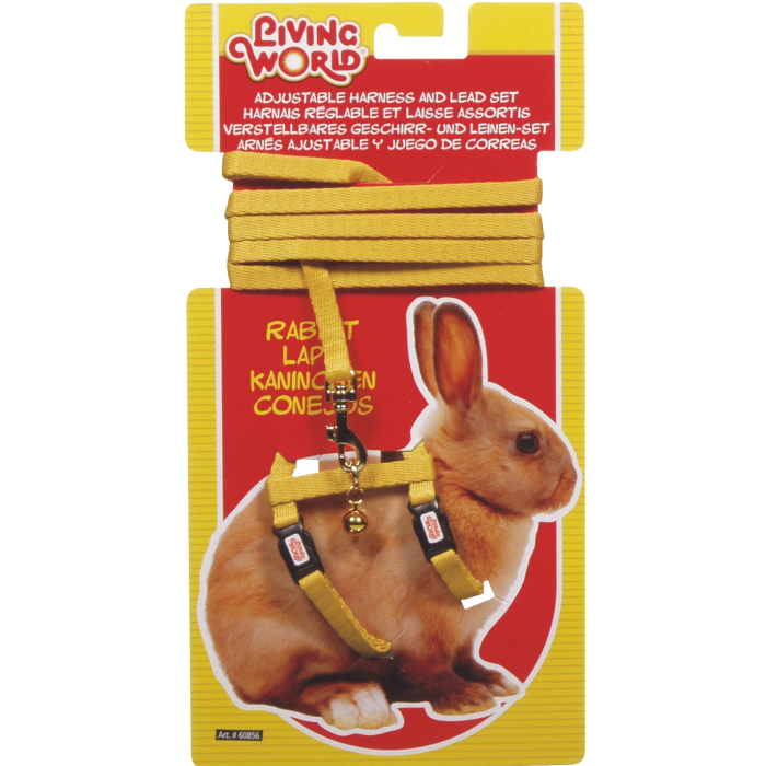 LIVING WORLD Rabbit Harness/Lead Set Yellow – PAMPERED PETZ HORNSBY