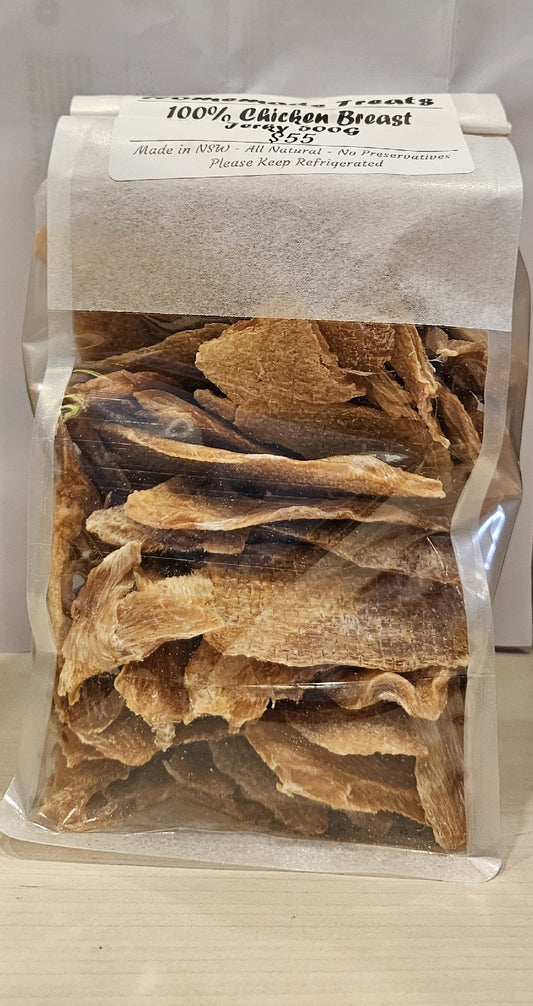 HOME MADE 100% CHICKEN BREAST JERKY 500G