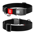 WAUDOG Waterproof Collar With QR Tag 25mm 34-49cm Black