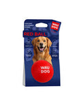 WAU DOG Dog Toy Ball Foamed 7cm Red
