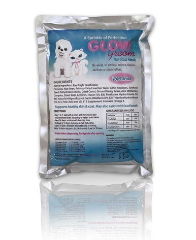 Glow Groom Tear Stain Remedy Powder (60g) | for Dogs/Cats