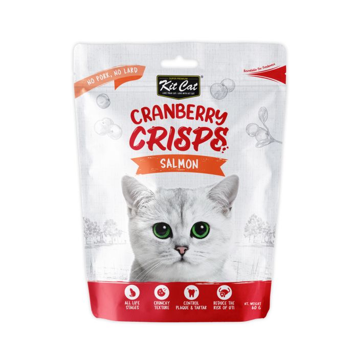 Kit Cat Cranberry Salmon Crisps 60gm
