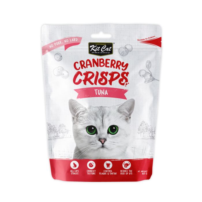 Kit Cat Cranberry Tuna Crisps 60gm Pack 