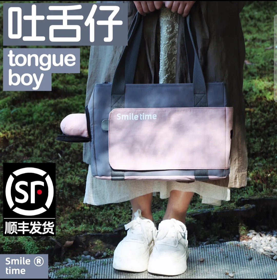SMILE TIME PET CARRIER TONGUE BOY L40CMXW17CMXH25