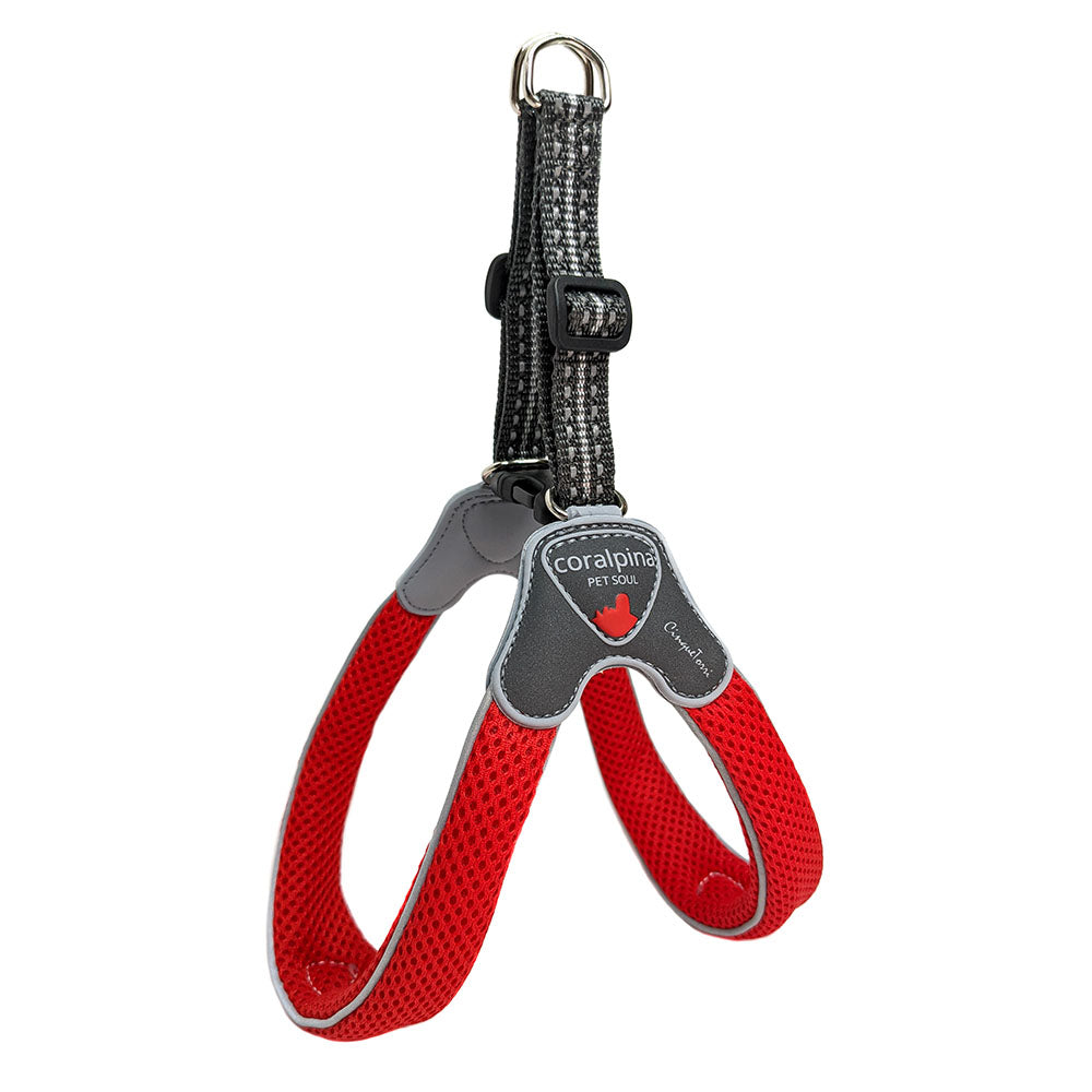 CORALPINA Pet Soul Harness Cinquetorri Red Size 5