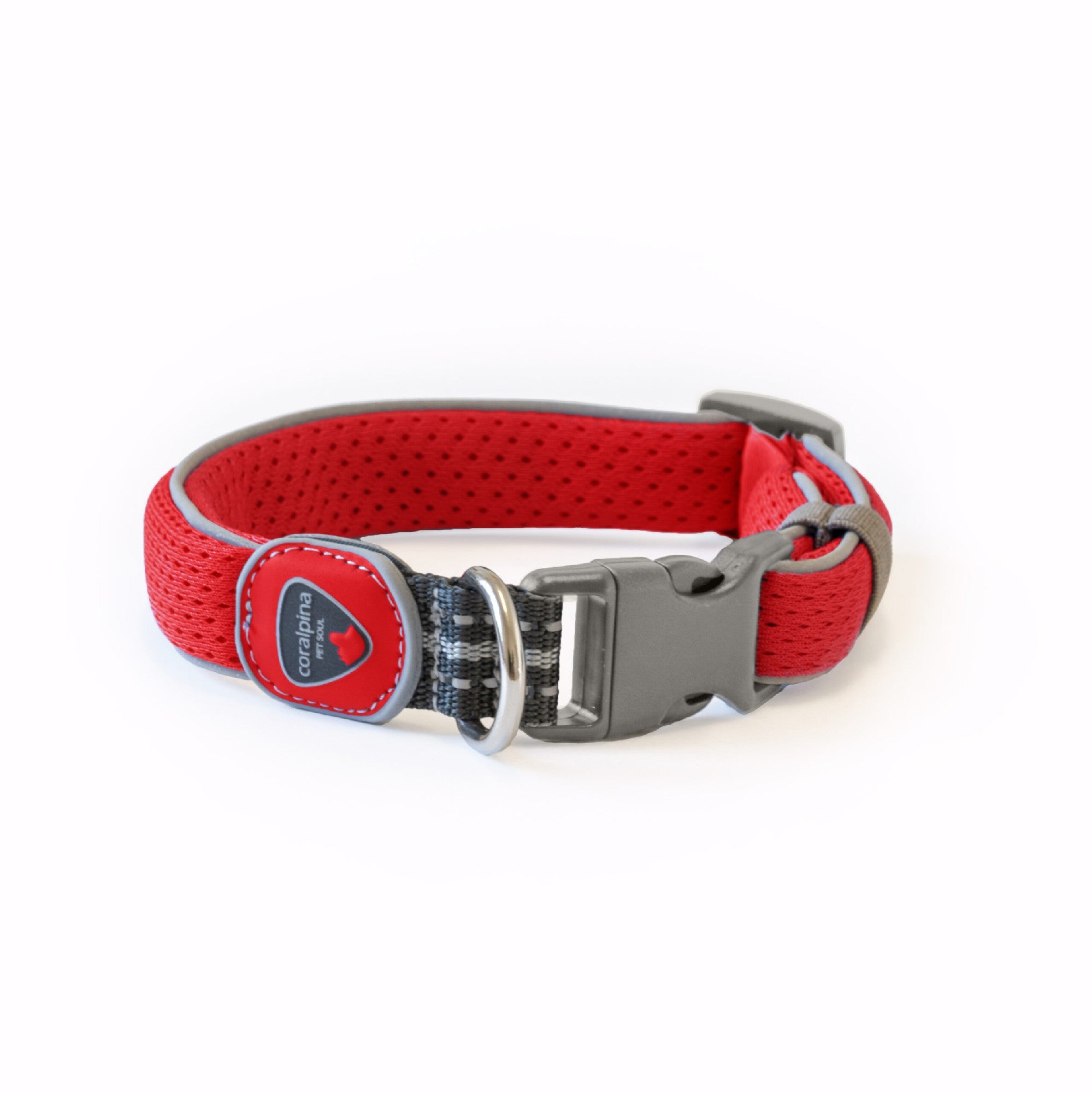 CORALPINA Carezza Dog Collar Red( SZ6) 34-42cm