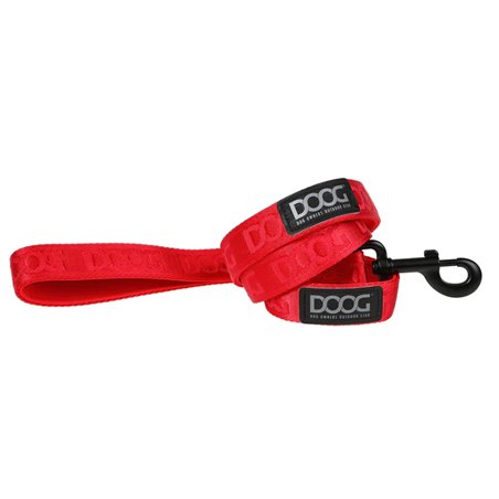 DOOG Neosport Neoprene Dog Leash RED - Small