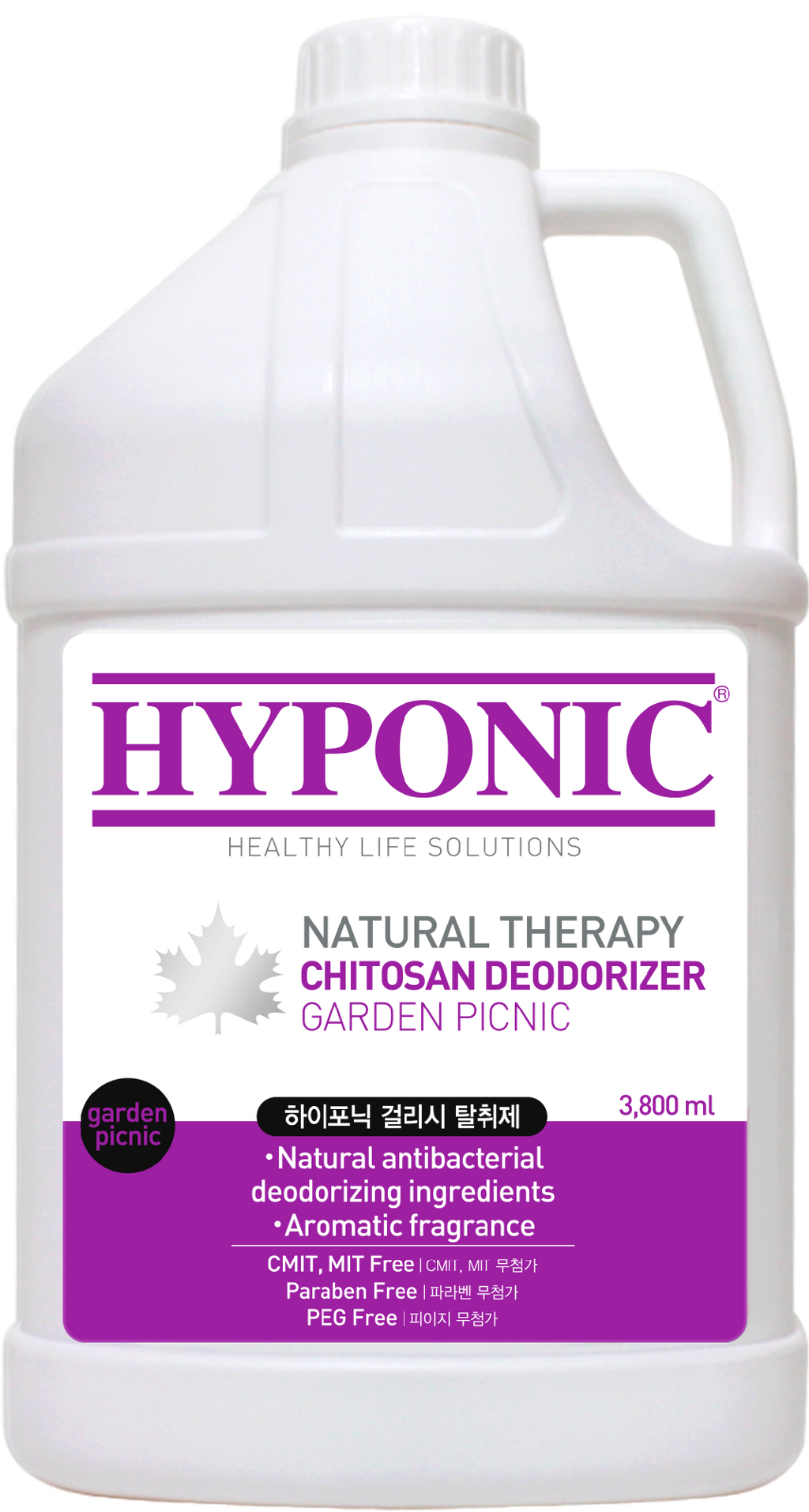 HYPONIC Chitosan Deodorizer (Garden Picnic Scent) 3.8L