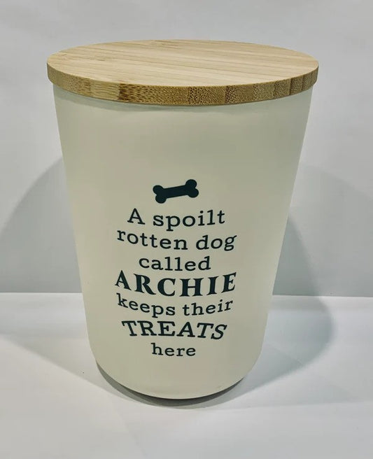 HISTORY & HERALDRY ARCHIE - DOG TREAT JAR