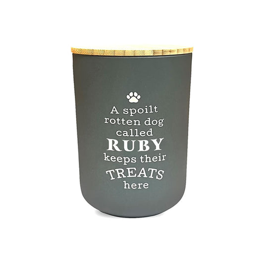 HISTORY & HERALDRY RUBY - DOG TREAT JAR