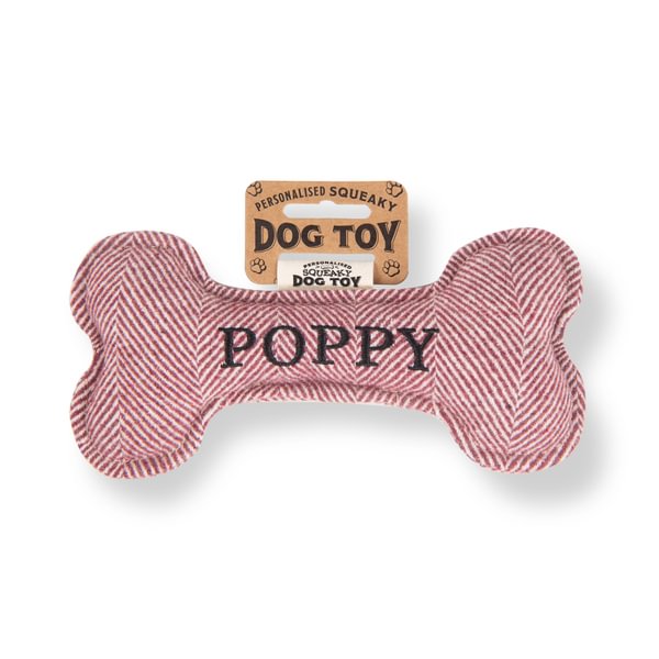HISTORY & HERALDRY CHEW TOY BONE POPPY - DOG TOY