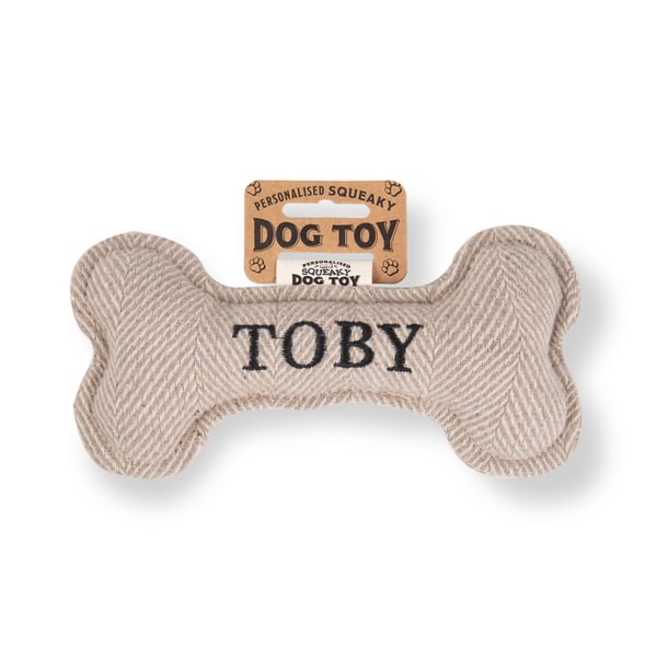 HISTORY & HERALDRY CHEW TOY BONE TOBY - DOG TOY