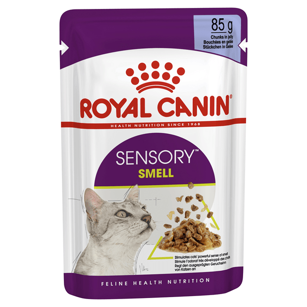 ROYAL CANIN SENSORY SMELL JELLY WET CAT FOOD 85G
