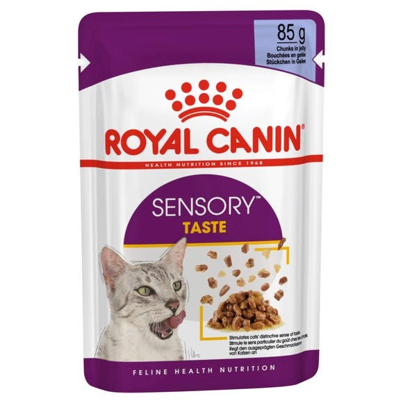 ROYAL CANIN SENSORY TASTE JELLY WET CAT FOOD 85G