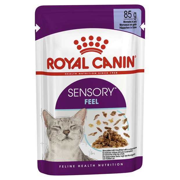 ROYAL CANIN SENSORY FEEL JELLY WET CAT FOOD 85G