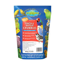 VETAFARM FINCH & BUDGIE CRUMBLES 450G