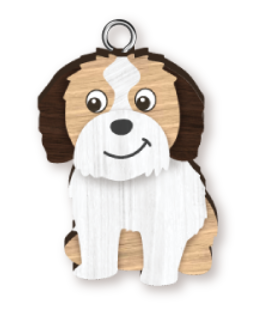 LANDMARK SHIHTZU HANDMADE KEY RING