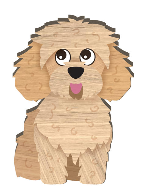LANDMARK I LOVE MY CAVOODLE MAGNET