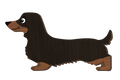 LANDMARK I LOVE MY DACHSHUND MAGNET
