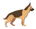 LANDMARK I LOVE MY GERMAN SHEPHERD MAGNET