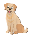 LANDMARK I LOVE MY GOLDEN RETRIEVER MAGNET