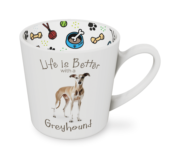 LANDMARK I LOVE MY GREYHOUND MUG