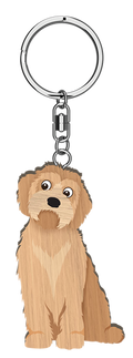 LANDMARK I LOVE MY GROODLE KEY RING