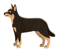 LANDMARK I LOVE MY KELPIE MAGNET