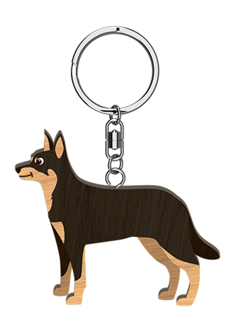 LANDMARK I LOVE MY KELPIE KEY RING