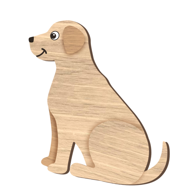 LANDMARK I LOVE MY LABRADOR MAGNET