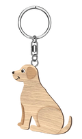 LANDMARK I LOVE MY LABRADOR KEY RING