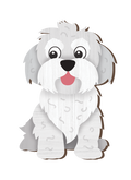 LANDMARK I LOVE MY MALTESE MAGNET