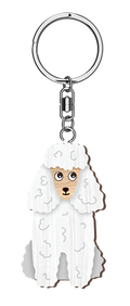 LANDMARK I LOVE MY POODLE KEY RING
