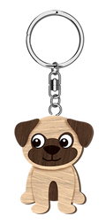 LANDMARK I LOVE MY PUG KEY RING