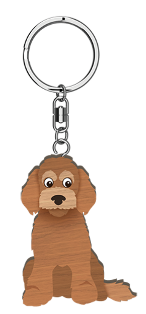 LANDMARK I LOVE MY SPOODLE KEY RING