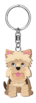 LANDMARK I LOVE MY TERRIER KEY RING