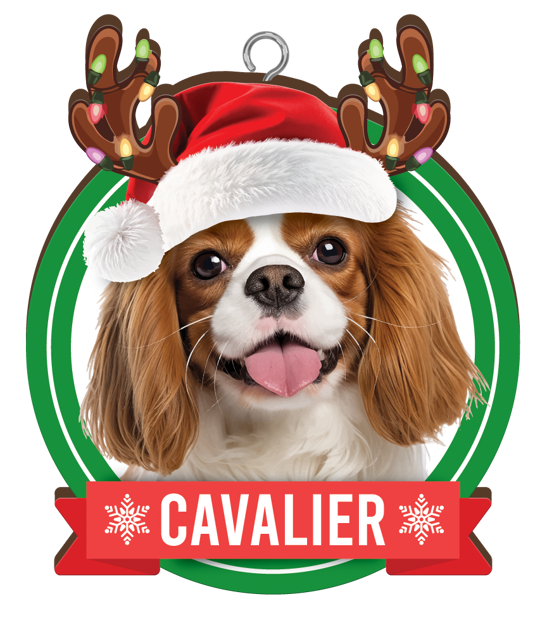 CHRISTMAS IS BETTER WITH A CAVALIER CHRISTMAS ORNAMENTS