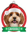 CHRISTMAS IS BETTER WITH A CAVOODLE CHRISTMAS ORNAMENTS