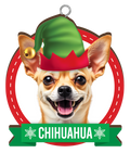 CHRISTMAS IS BETTER WITH A CHIHUAHUA CHRISTMAS ORNAMENTS