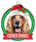 CHRISTMAS IS BETTER WITH A COCKER SPANIEL CHRISTMAS ORNAMENTS
