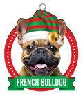 CHRISTMAS IS BETTER WITH A FRENCH BULLDOG CHRISTMAS ORNAMENTS