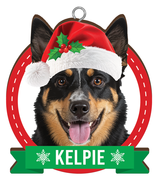 CHRISTMAS IS BETTER WITH A KELPIE CHRISTMAS ORNAMENTS