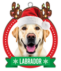 CHRISTMAS IS BETTER WITH A LABRADOR CHRISTMAS ORNAMENTS